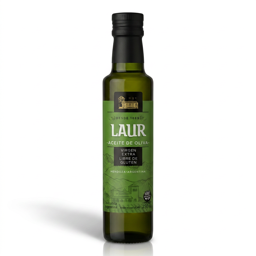 Aceite de Oliva VIRGEN EXTRA LAUR 250 ml (Botella de vidrio) 1 Aceite de Oliva VIRGEN EXTRA LAUR 250 ml (Botella de vidrio)